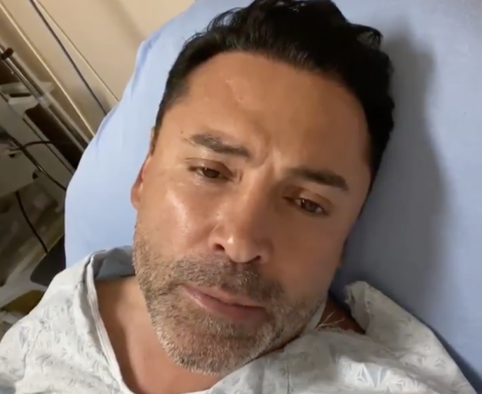 Óscar de la Hoya hospitalizado con Covid-19