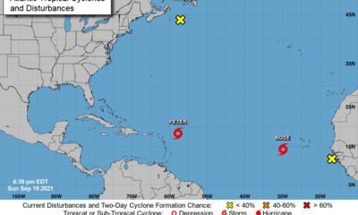 Tormentas tropicales Rose y Peter