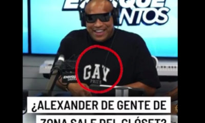 Alexander Delgado de Gente de Zona salio del close Gay Pride Orgullo Gay