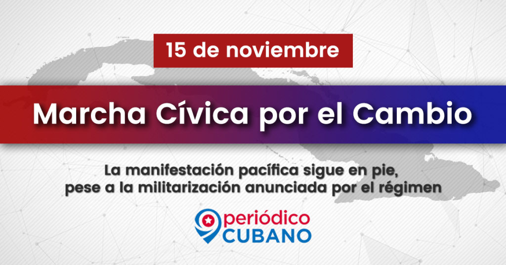 Banner marcha civica por el cambio