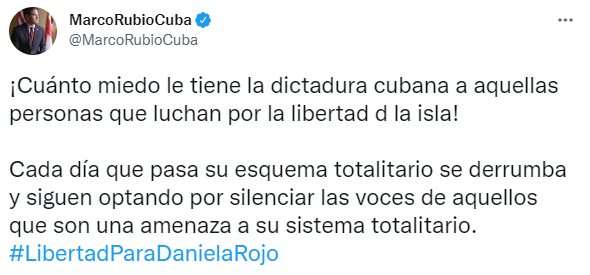 Marco Rubio “Régimen castrista cada día cae más bajo en su nivel de cobardía”