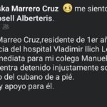 Médicos cubanos exigen la liberación de su colega Manuel Guerra
