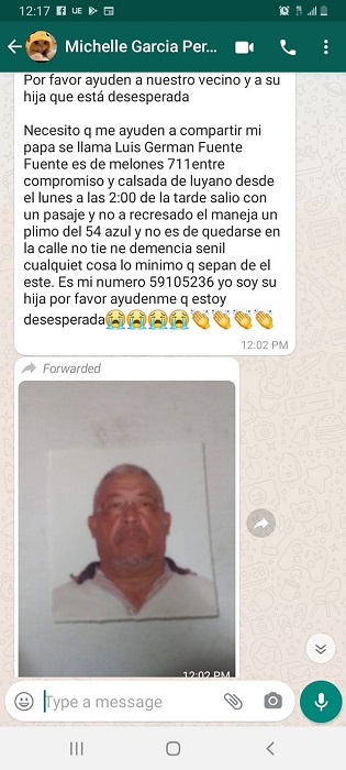 Piden ayuda para encontrar a un taxista extraviado en La Habana2