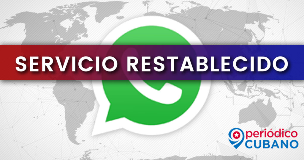 Servicio de Whatsapp restablecido