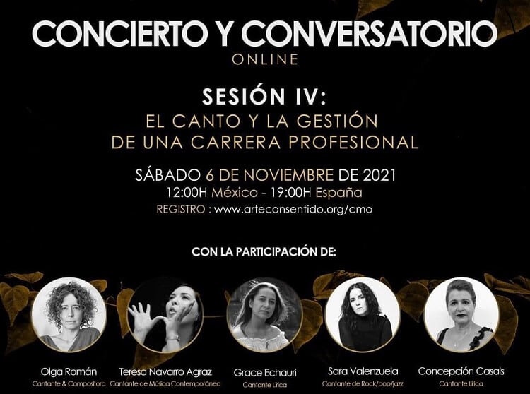 Conversatorio y Concierto El canto y la gestión de una carrera profesional. (Foto Fundación SM)