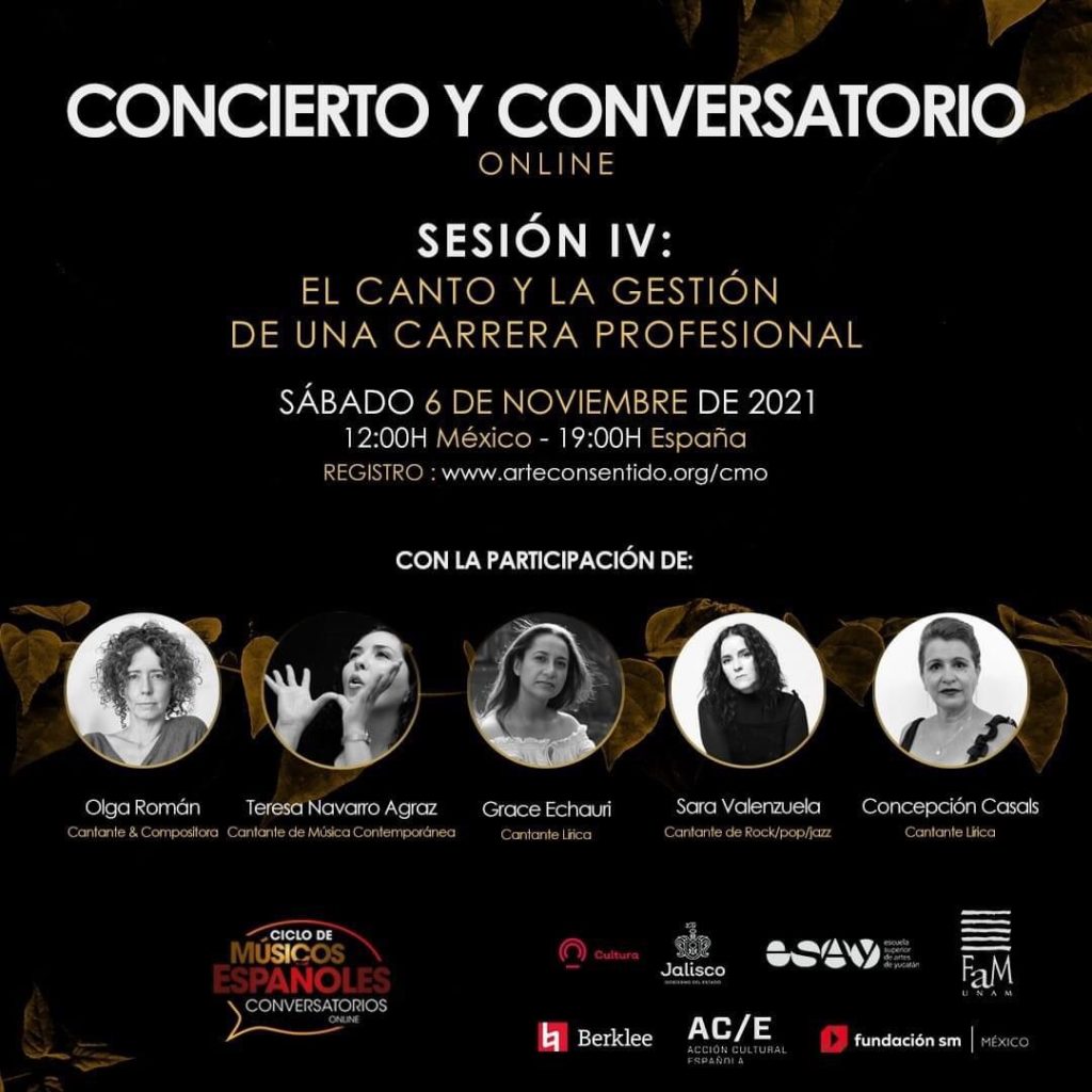 Conversatorio y Concierto El canto y la gestión de una carrera profesional. (Foto Fundación SM)