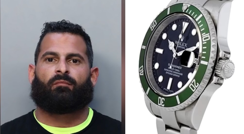 Cubano encarcelado por rolex falso