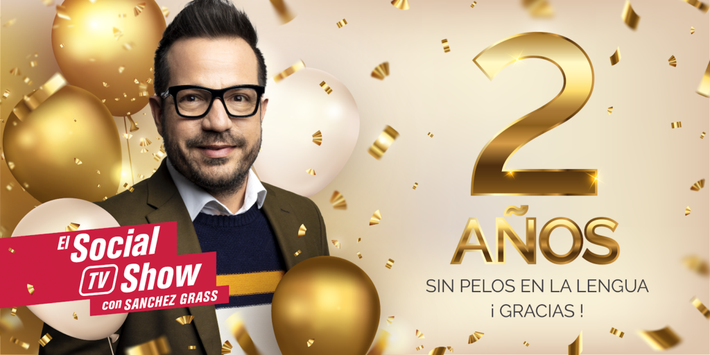 El Social Tv Shows con Jorge Luis Sánchez Grass celebra 2 anos