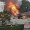 Incendio de una casa en Hialeah