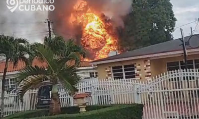 Incendio de una casa en Hialeah