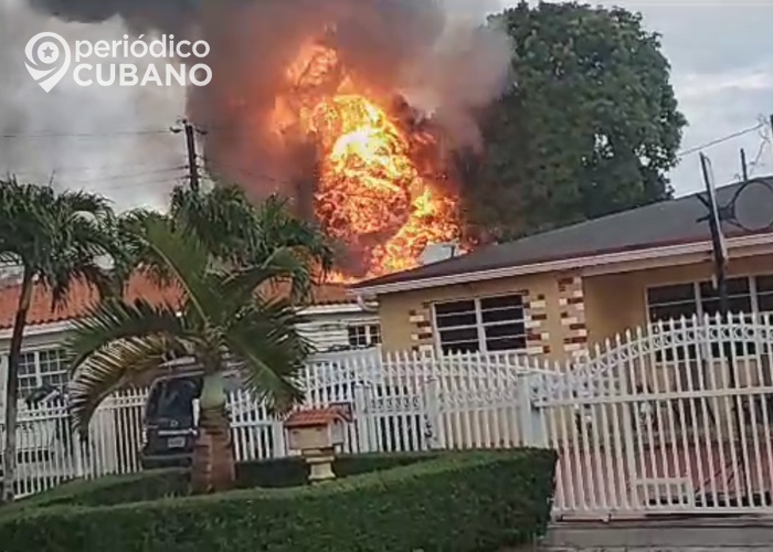 Incendio de una casa en Hialeah