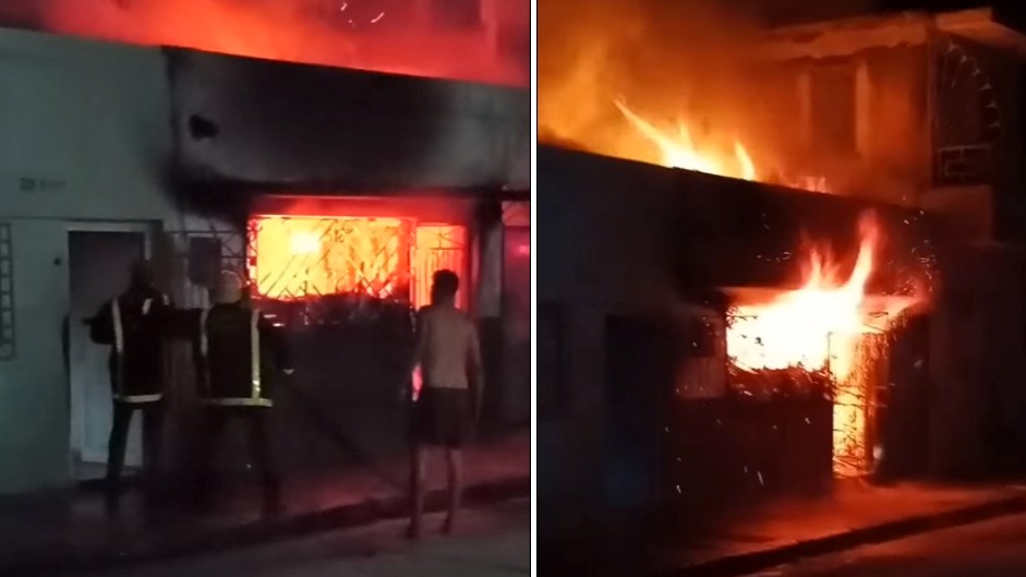 Incendio destruye casa en Manzanillo
