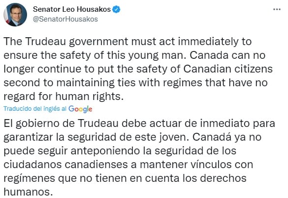 Piden al presidente Justin Trudeau que interceda por un joven cubano-canadiense detenido en la Isla