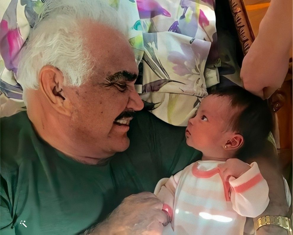 El conmovedor video de Vicente Fernández cantándole a su bisnieta Carlota