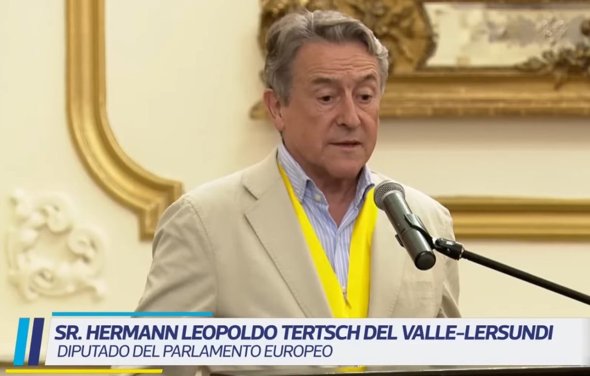 Eurodiputado Hermann Tertsch