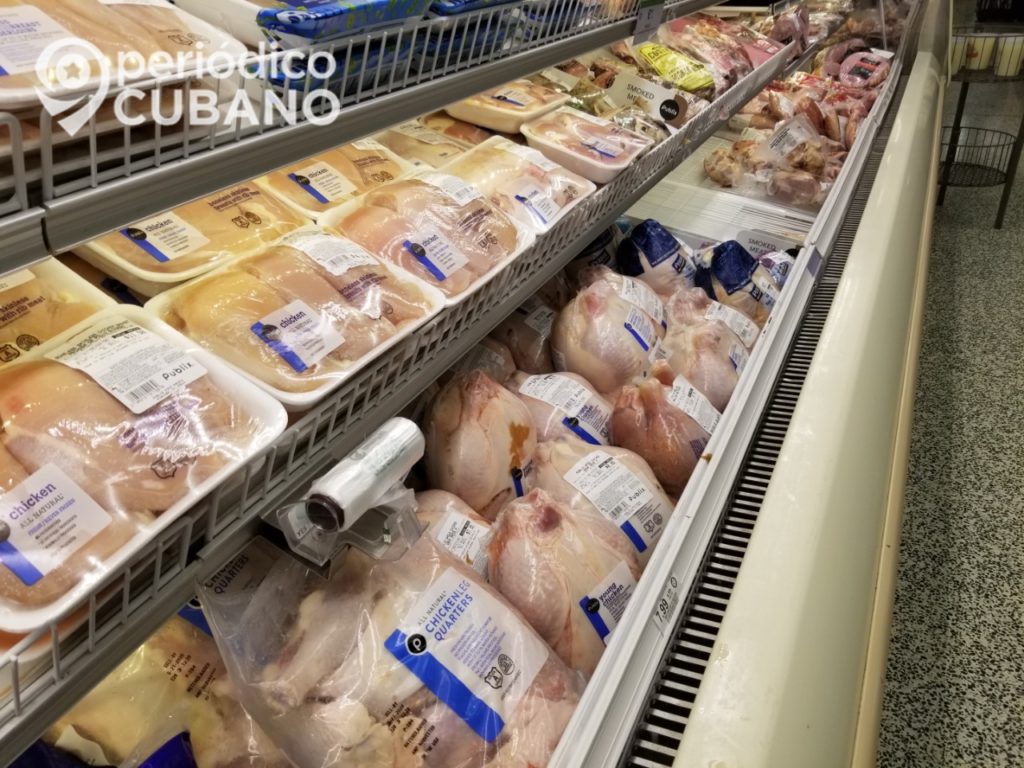 Cuba compra pollo en EEUU por más de 250 millones de dólares en solo 11 meses