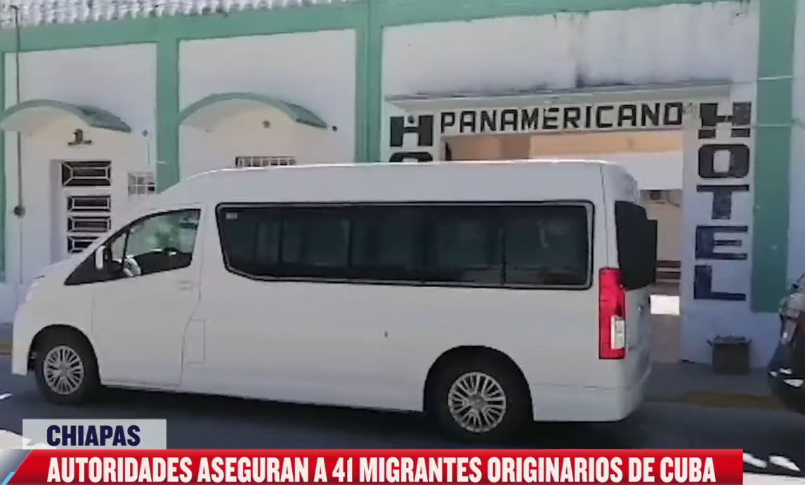 Detienen en México a 41 migrantes cubanos que se escondían en un hotel