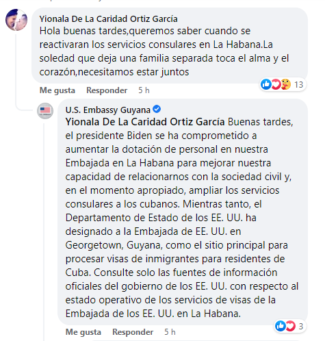 Embajada de EEUU en Guyana ofrece importante información sobre visado a los cubanos