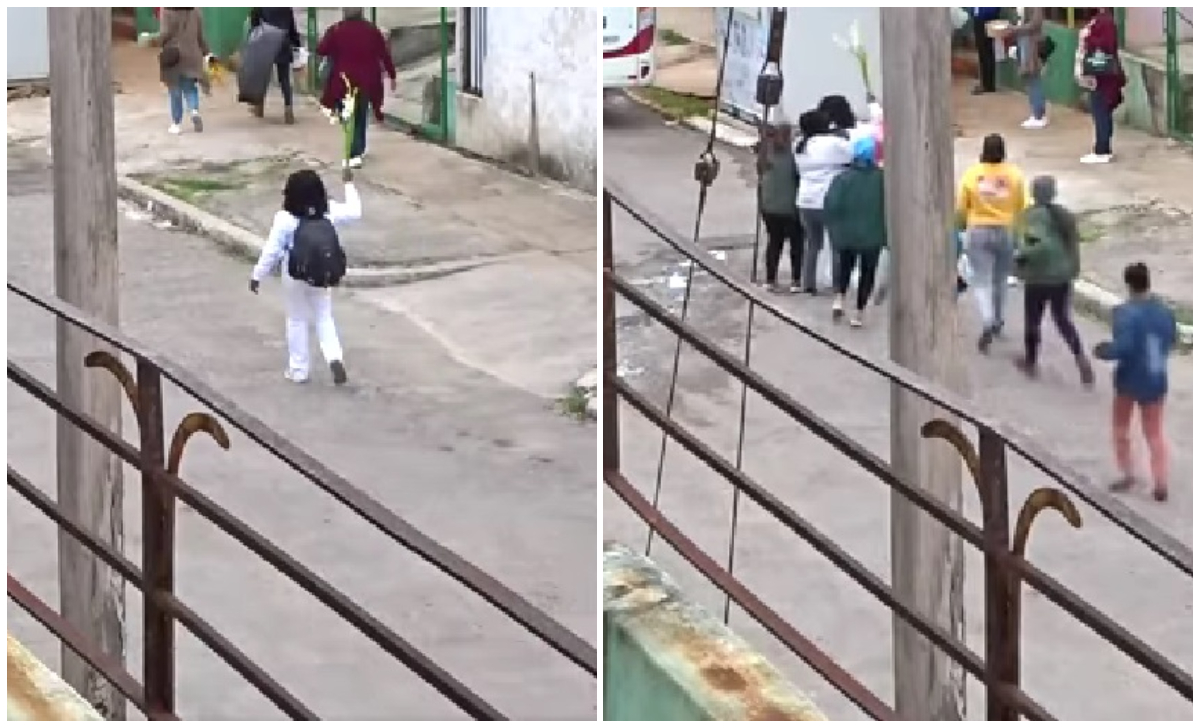 Más de 10 agentes participaron en el arresto de la dama de blanco Berta Soler