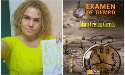 Sale a la venta un libro de poemas de la presa política cubana María Cristina Garrido