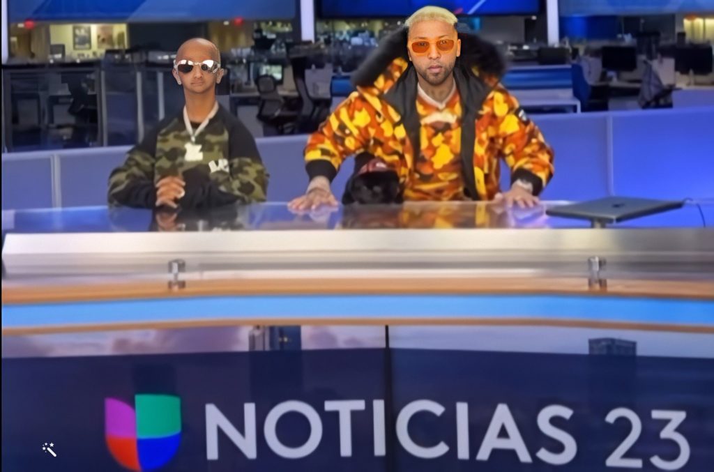 ¡Reguetonero cubano OVI da las noticias a lo Serrano en Univisión 23!