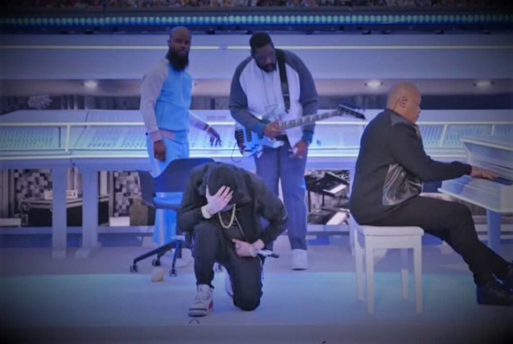 Eminem Super Bowl. (Captura de pantalla: NFL- YouTube)