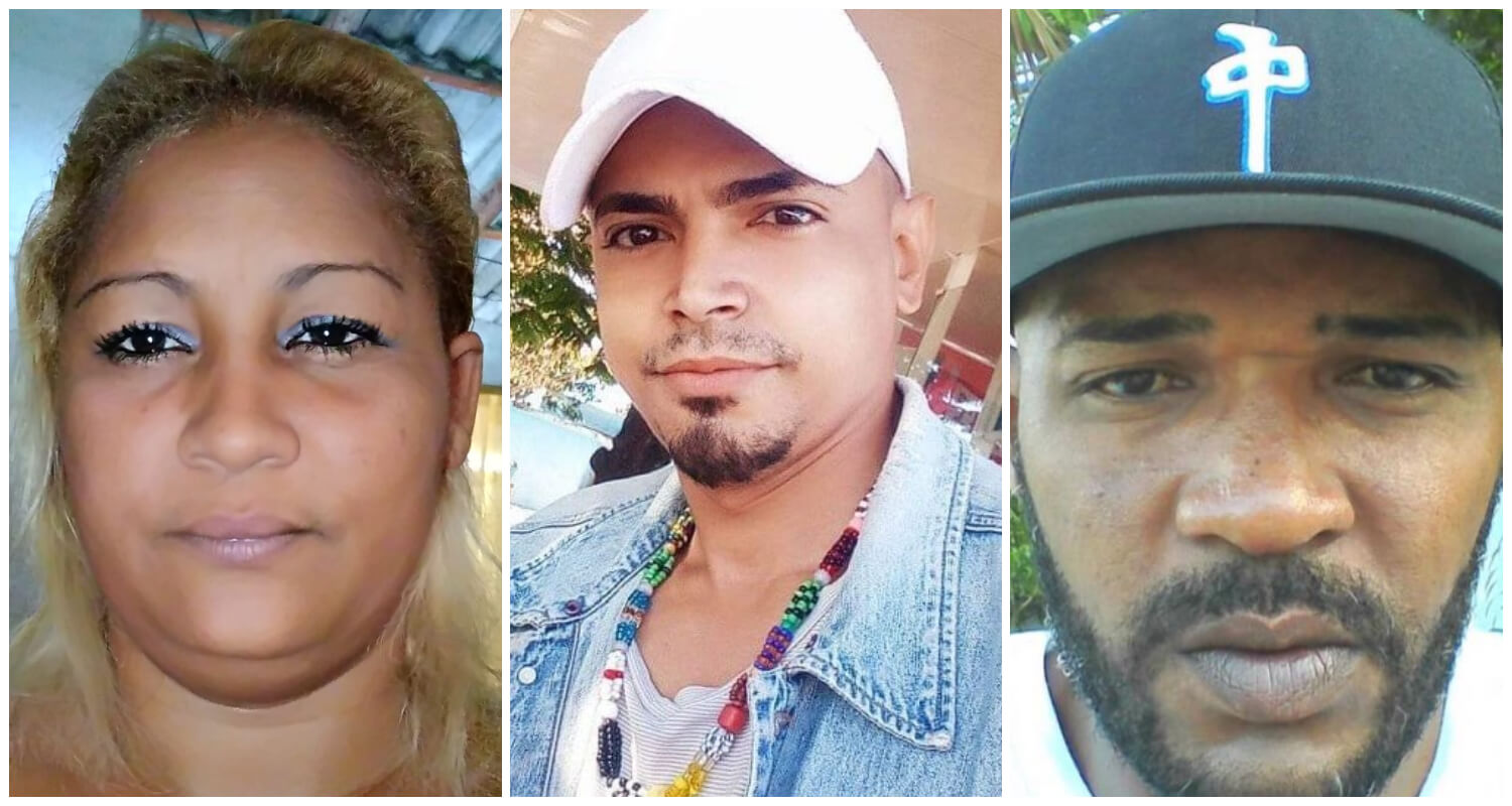 (Collage Facebook: Taimir García/ Damián Hechavarría/ Adrián Góngora)