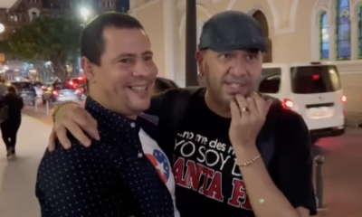 Erich Concepción con Israel Rojas