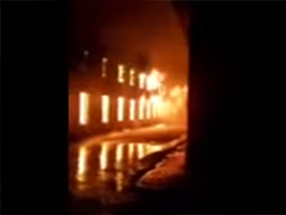 Incendio en La Escogida de Tabaco San Antonio de los Baños