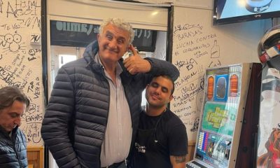 La cómica foto entre el chef cubano Camilo Fontela y el ex basquetbolista español Fernando Romay