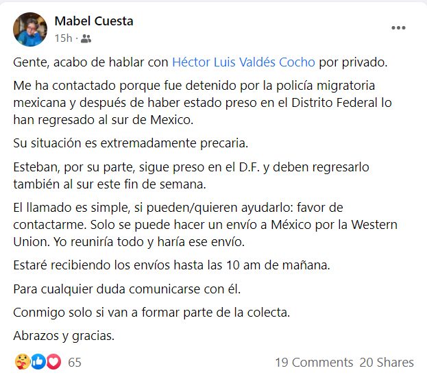 Los periodistas cubanos Esteban Rodríguez y Héctor Valdés se encuentran detenidos en México 2