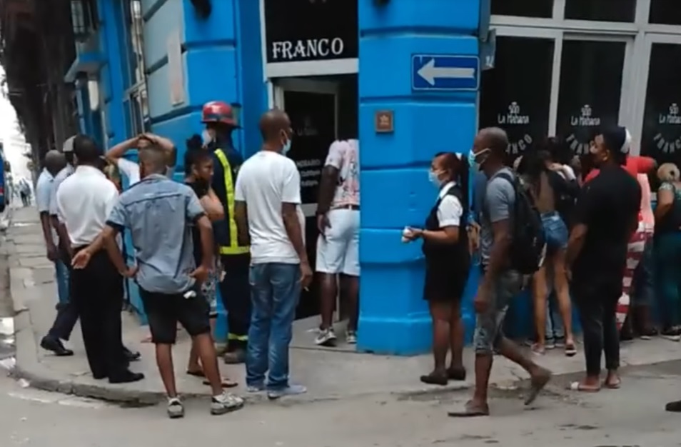 Derrumbe en La Habana