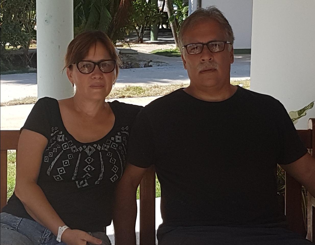 El periodista cubano Boris Fuentes y su esposa Isabel Fernández se fueron a vivir a Argentina
