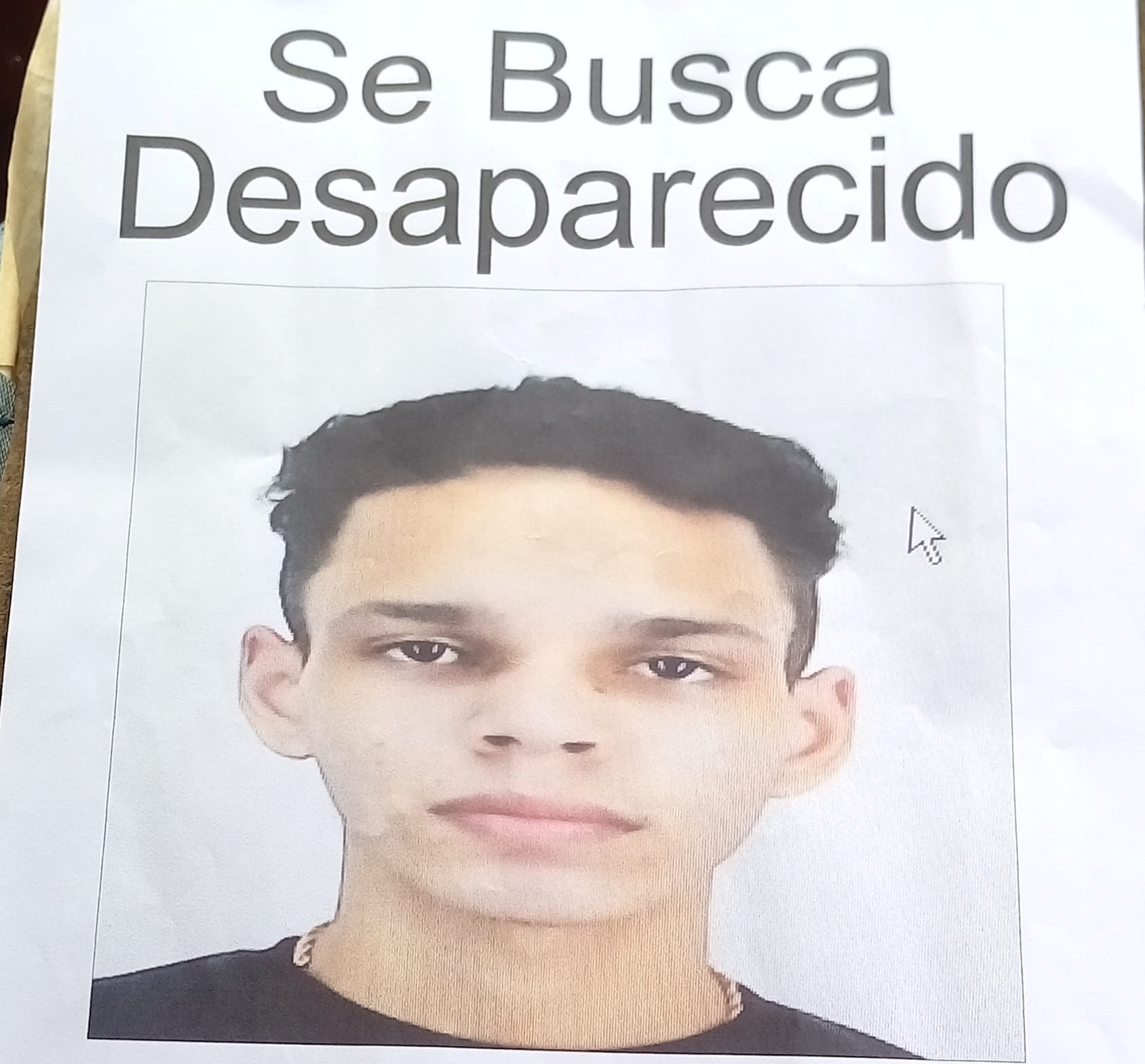 Joven desparecidos en Santa Clara