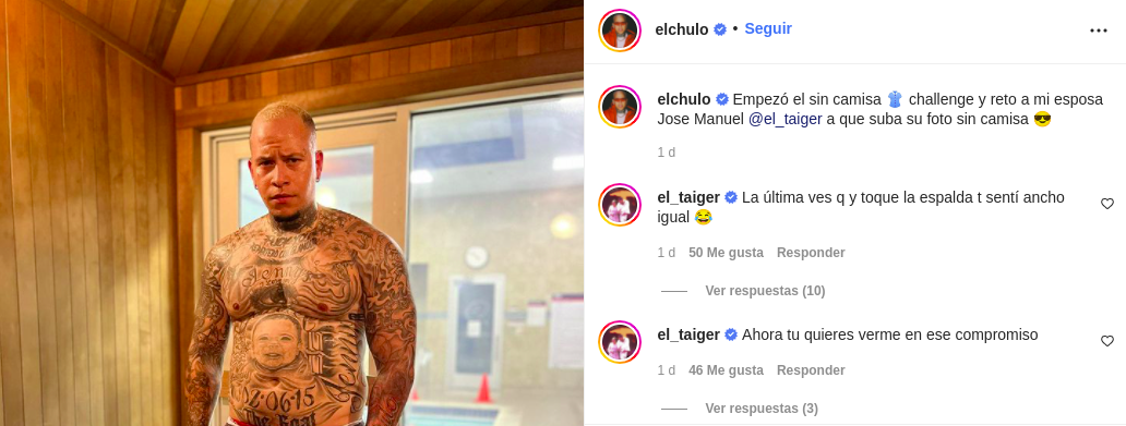 El Chulo lanza reto en sus redes sociales