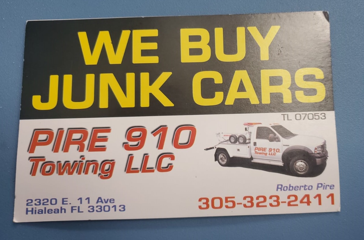 Esta empresa en Hialeah compra tu vehículo y se lo lleva para el junk 2