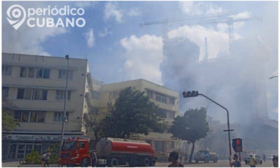 Incendio en Cuba