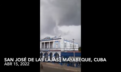 Un tornado causó daños materiales en San José de las Lajas