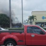Vehículo estacionado se incendia en una plaza de la ciudad de Hialeah 4