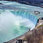 Cataratas del Niágara vista desde la Torre Skylon en Canada