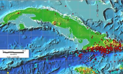 terremotos registrados en Cuba