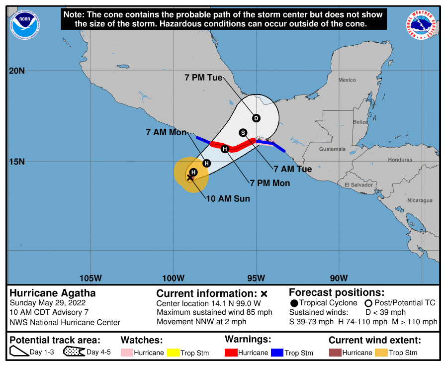 Noticias de Cuba más leídas: Agatha, el primer huracán del 2022, representa un peligro para los migrantes cubanos
