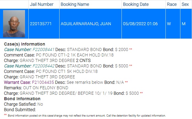 Anciano cubano entró a robar dos veces a un lujoso hotel de Miami Beach