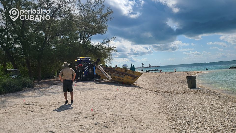 Balseros cubanos arribaron a Fort Zachary Taylor Beach, en Key West