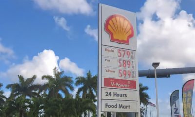 El precio por galón casi llega a los seis dólares en una gasolinera de Miami-Dade