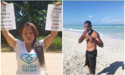 Guardia Costera repatrió a boxeador cubano y enviará a una activista a la base de Guantánamo