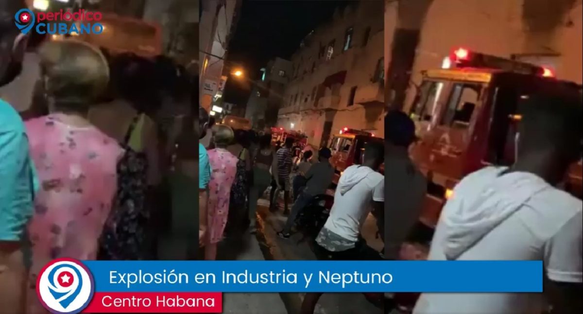 Incendio en Industria y Neptuno en Centro Habana