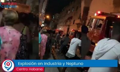 Incendio en Industria y Neptuno en Centro Habana