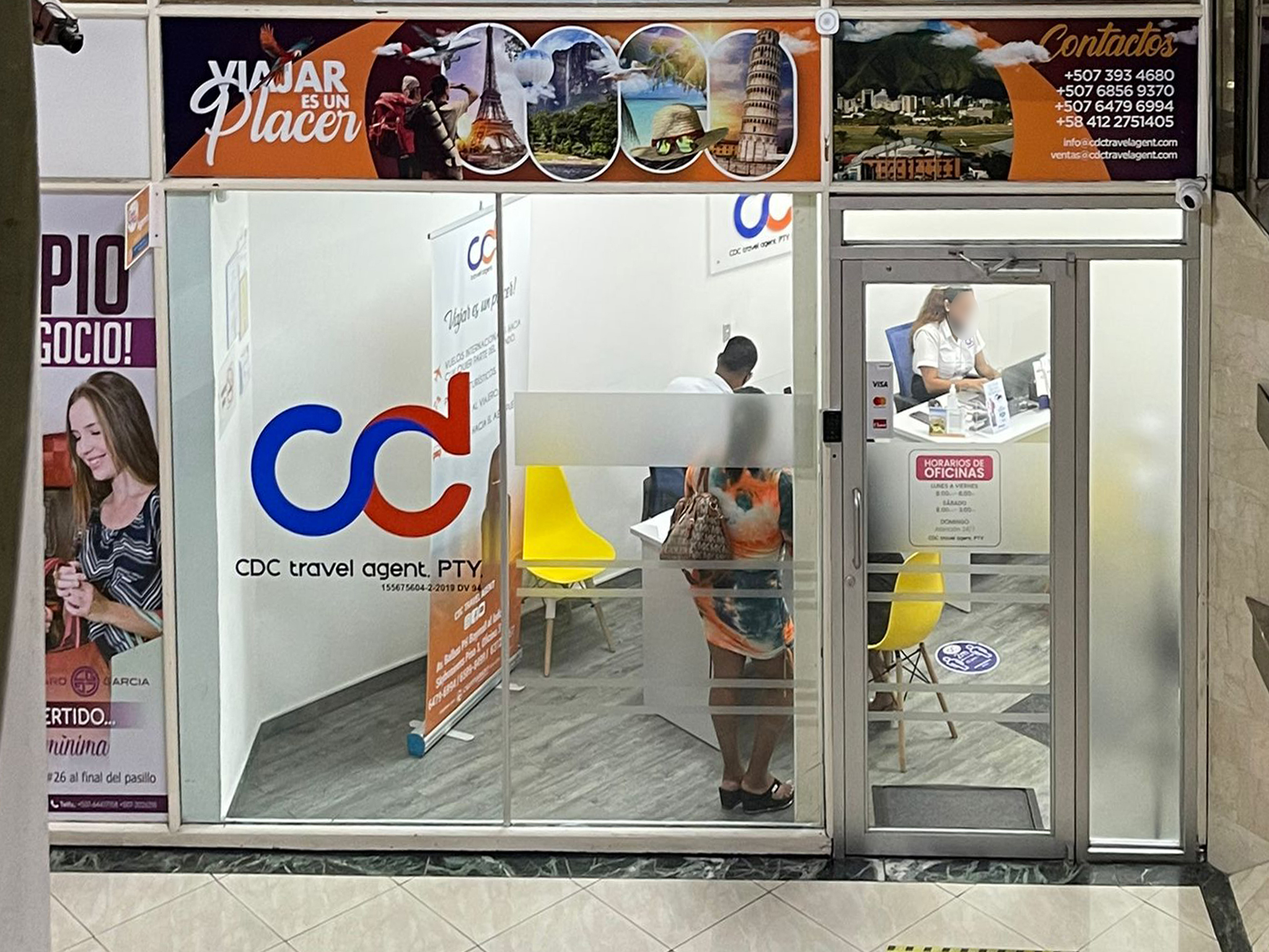 Oficina de CDC Travel Agent en Panamá