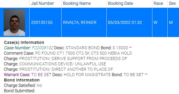 Operativo encubierto permite el arresto de un proxeneta de origen cubano en Miami